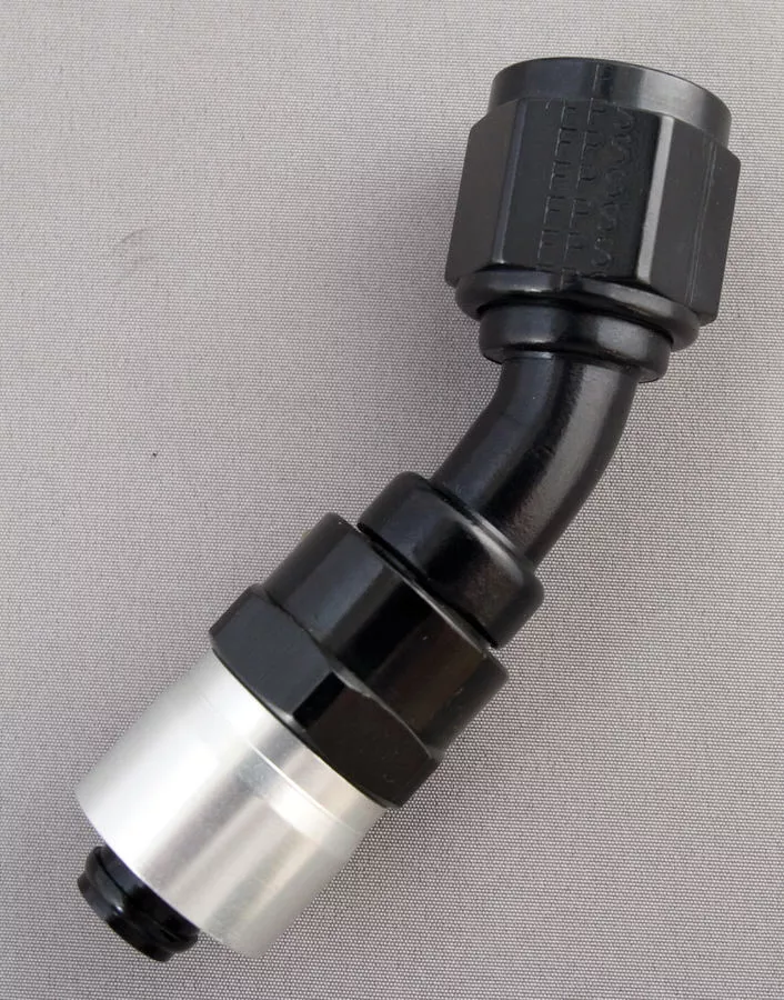 #10 30-DEG Crimp Hose Fitting