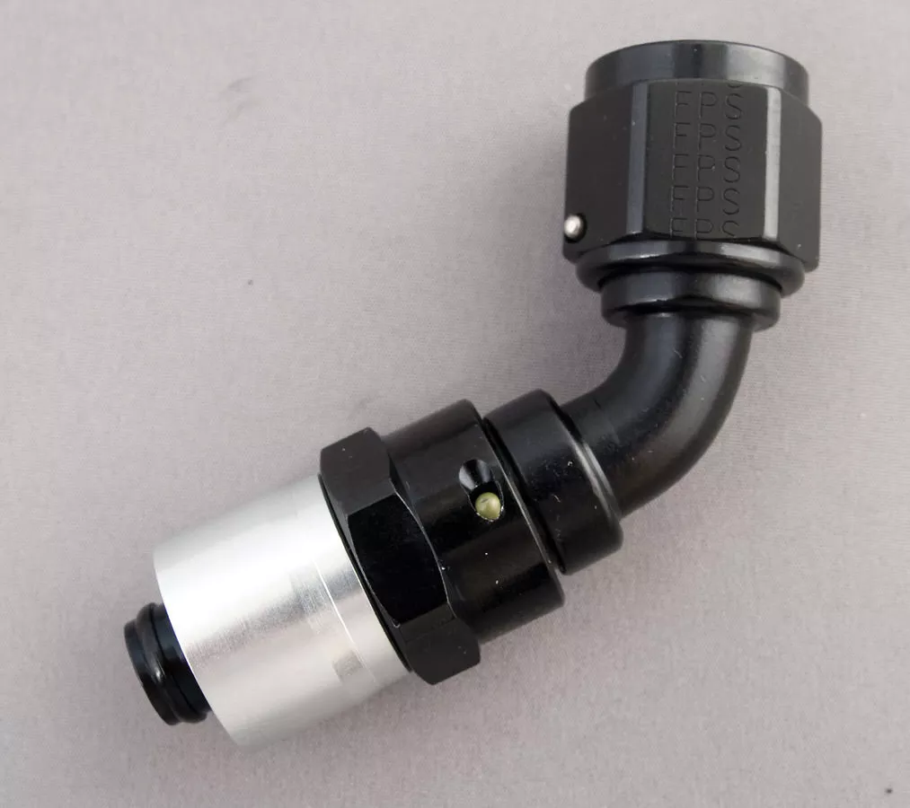#10 60-DEG Crimp Hose Fitting