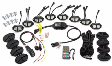 XTC Power Products X-Lites RGB+W Rock Light Kit w/ Turn Signal Integration
