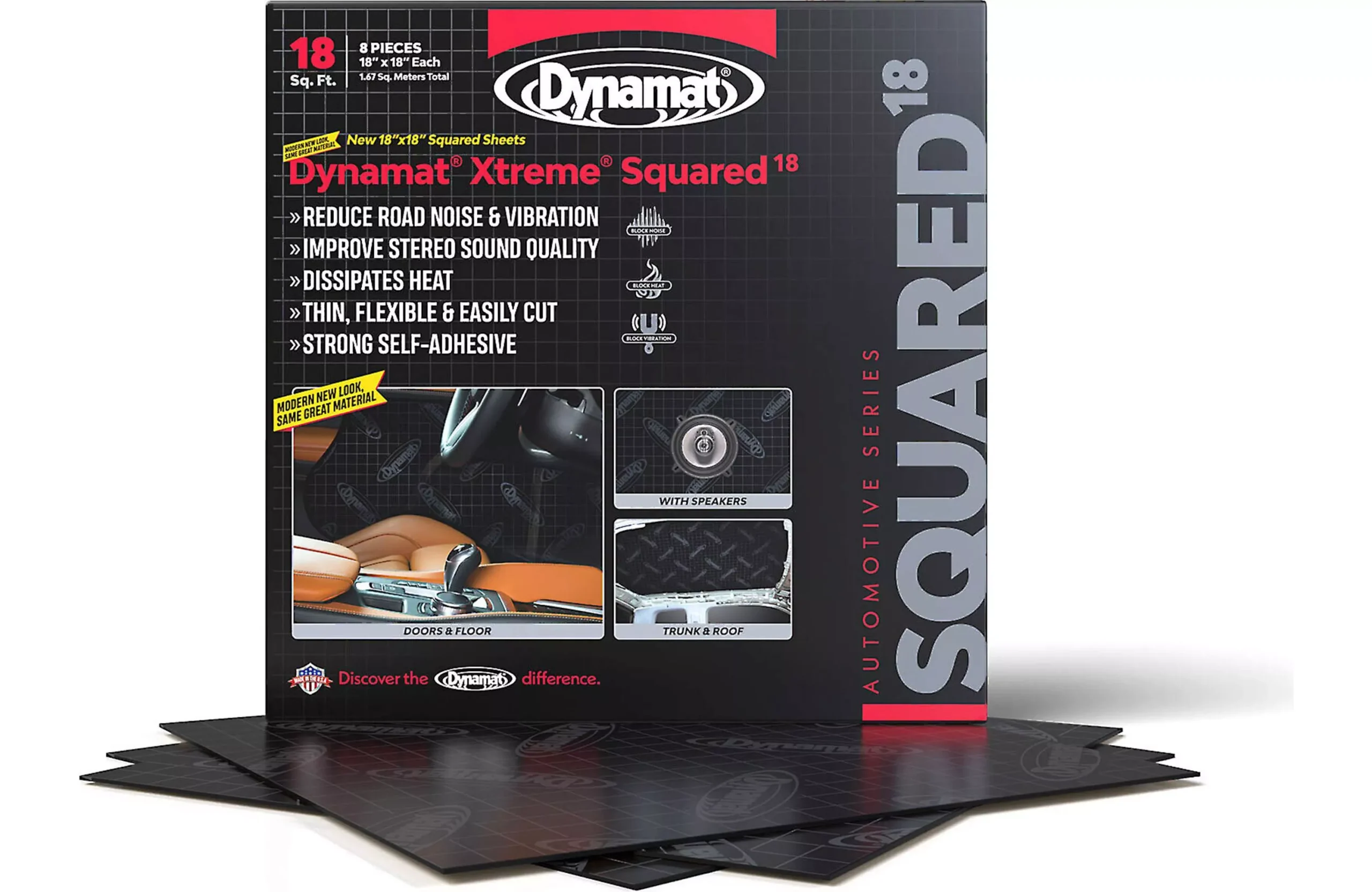 Xtreme Mat Squared 8 - 18IN Square Sheet